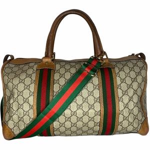 GUCCI Ophidia Weekend/Duffle Bag w/Crossbody Strap